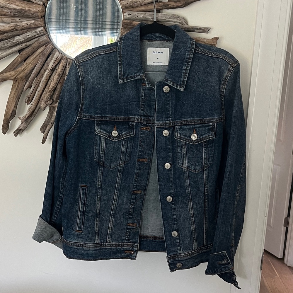 Old Navy Dark Blue Jean Jacket